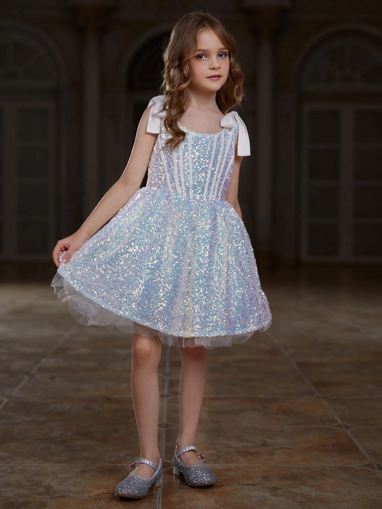 Tween Girls' Sparkling Sequin Cami Dress